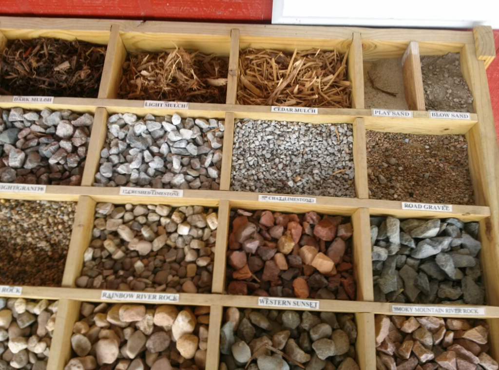 Rock and Mulch Samples 2 – Trees, Shrubs and More